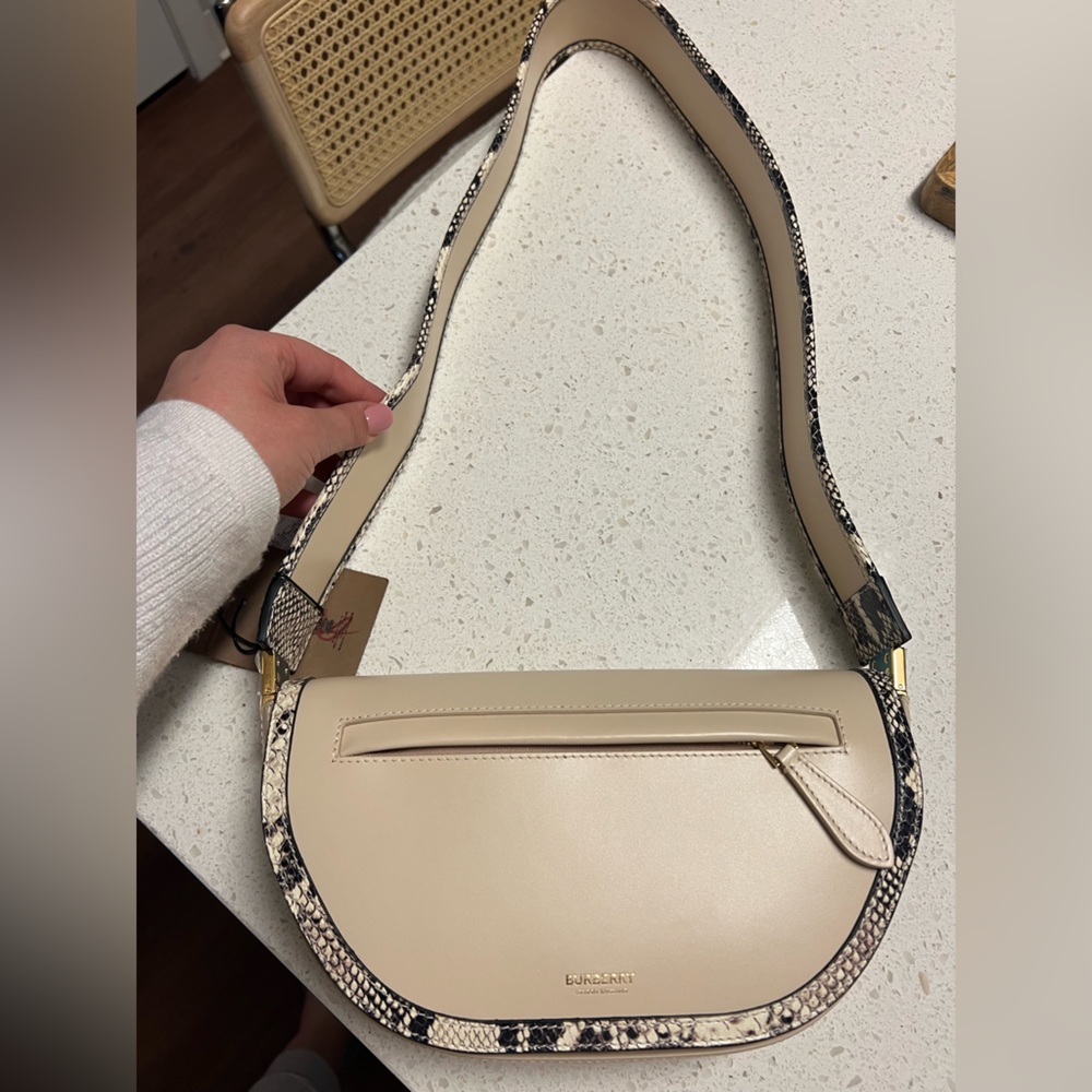 Burberry Cream Python Crossbody/ Shoulder Handbag - image 3
